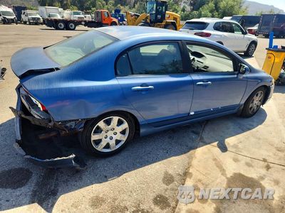 Trzecie zdjęcie samochodu z tyłu: 2008 HONDA CIVIC LX VIN:1HGFA16518L059506 - miniatura