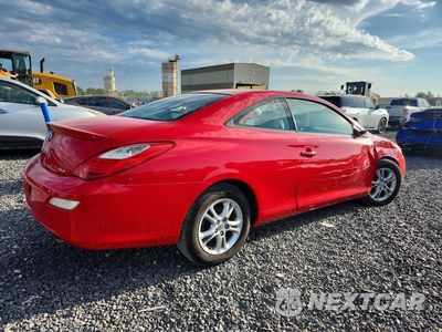 Trzecie zdjęcie samochodu z tyłu: 2008 TOYOTA CAMRY SOLARA SLE VIN:4T1CE30P88U765163 - miniatura