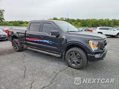 Czwarte zdjęcie samochodu z boku: 2021 FORD F150 SUPERCREW VIN:1FTFW1E59MKD62891 - miniatura