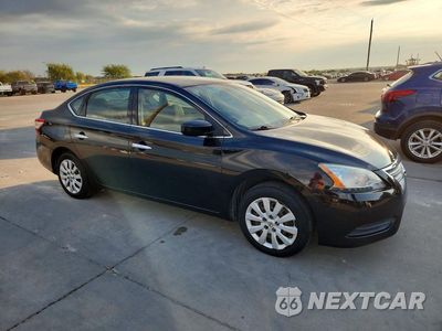 Czwarte zdjęcie samochodu z boku: 2014 NISSAN SENTRA S VIN:3N1AB7AP8EL689902 - miniatura