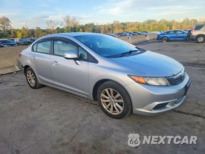 Czwarte zdjęcie samochodu z boku: 2012 HONDA CIVIC EX VIN:19XFB2F83CE316615 - miniatura