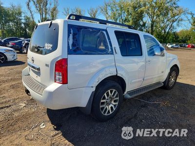 Trzecie zdjęcie samochodu z tyłu: 2008 NISSAN PATHFINDER SE V8 VIN:5N1BR18B18C641271 - miniatura