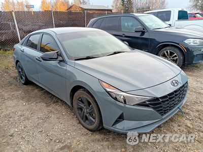 Czwarte zdjęcie samochodu z boku: 2023 HYUNDAI ELANTRA SEL VIN:KMHLM4AG9PU404188 - miniatura