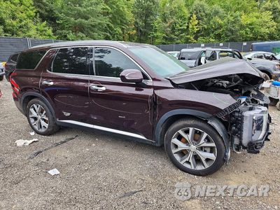 Czwarte zdjęcie samochodu z boku: 2021 HYUNDAI PALISADE SEL VIN:KM8R4DHE7MU308537 - miniatura
