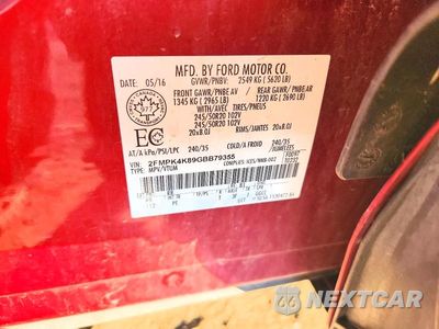Zdjęcie 13 z 13 samochodu: 2016 FORD EDGE TITANIUM VIN:2FMPK4K89GBB79355 - miniatura
