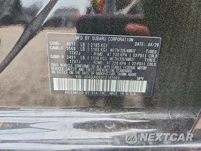 Zdjęcie 14 z 14 samochodu: 2026 SUBARU CROSSTREK PREMIUM VIN:4S4GUHD60T3765062 - miniatura