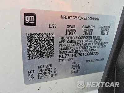 Zdjęcie 14 z 14 samochodu: 2026 CHEVROLET TRAX 1LT VIN:KL77LHEP0TC066736 - miniatura