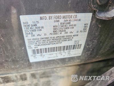 Zdjęcie 12 z 12 samochodu: 2026 FORD EXPLORER ACTIVE VIN:1FMUK8DH8TGA35757 - miniatura