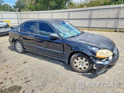 Czwarte zdjęcie samochodu z boku: 2000 HONDA CIVIC LX VIN:JHMEJ667XYS002699 - miniatura