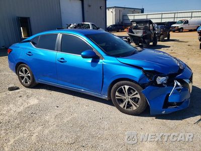 Czwarte zdjęcie samochodu z boku: 2021 NISSAN SENTRA SV VIN:3N1AB8CV2MY255073 - miniatura