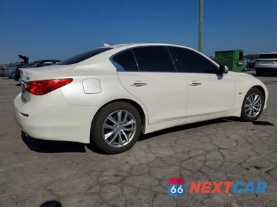 Trzecie zdjęcie samochodu z tyłu: 2016 INFINITI Q50 2.0T PREMIUM VIN:JN1CV7AP8GM202724 - miniatura