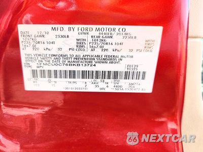 Zdjęcie 13 z 13 samochodu: 2011 FORD ESCAPE XLS VIN:1FMCU0C76BKB13724 - miniatura