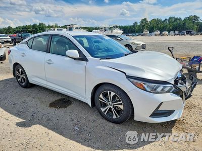 Czwarte zdjęcie samochodu z boku: 2020 NISSAN SENTRA SV VIN:3N1AB8CV4LY229038 - miniatura