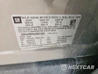 Zdjęcie 13 z 13 samochodu: 2018 CHEVROLET EQUINOX PREMIER VIN:3GNAXMEV9JS621458 - miniatura