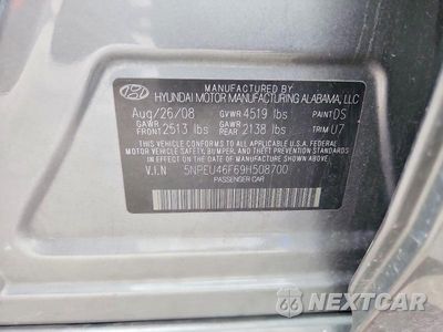 Zdjęcie 12 z 12 samochodu: 2009 HYUNDAI SONATA LIMITED V6 VIN:5NPEU46F69H508700 - miniatura