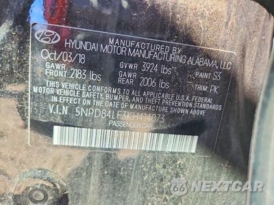Zdjęcie 13 z 13 samochodu: 2019 HYUNDAI ELANTRA VALUE EDITION VIN:5NPD84LF3KH414073 - miniatura