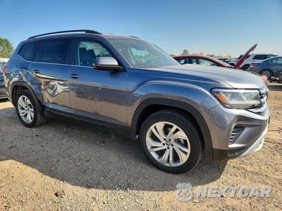 Czwarte zdjęcie samochodu z boku: 2022 VOLKSWAGEN ATLAS SE VIN:1V2HR2CAXNC538878 - miniatura