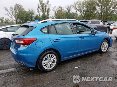 Trzecie zdjęcie samochodu z tyłu: 2018 SUBARU IMPREZA PREMIUM VIN:4S3GTAB66J3701820 - miniatura