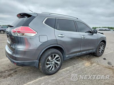 Trzecie zdjęcie samochodu z tyłu: 2015 NISSAN ROGUE SL VIN:5N1AT2MV3FC814112 - miniatura