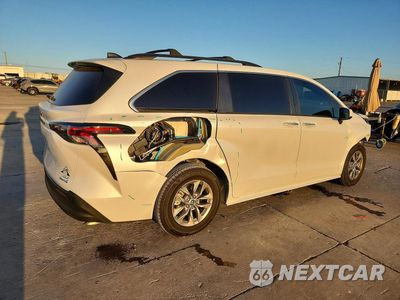 Trzecie zdjęcie samochodu z tyłu: 2023 TOYOTA SIENNA XLE VIN:5TDJRKEC7PS155483 - miniatura