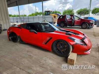 Czwarte zdjęcie samochodu z boku: 2017 CHEVROLET CORVETTE STINGRAY 1LT VIN:1G1YA2D77H5108500 - miniatura
