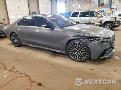 Czwarte zdjęcie samochodu z boku: 2022 MERCEDES-BENZ S 580 4MATIC VIN:W1K6G7GB3NA118198 - miniatura