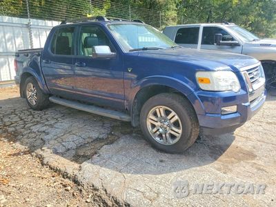 Czwarte zdjęcie samochodu z boku: 2007 FORD EXPLORER SPORT TRAC LIMITED VIN:1FMEU53867UB75943 - miniatura