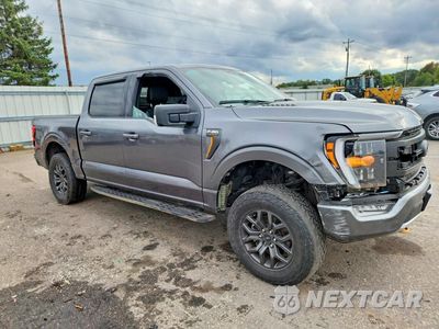 Czwarte zdjęcie samochodu z boku: 2023 FORD F150 SUPERCREW VIN:1FTEW1E87PFA99755 - miniatura