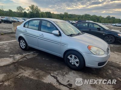 Czwarte zdjęcie samochodu z boku: 2009 HYUNDAI ACCENT GLS VIN:KMHCN46C19U326723 - miniatura