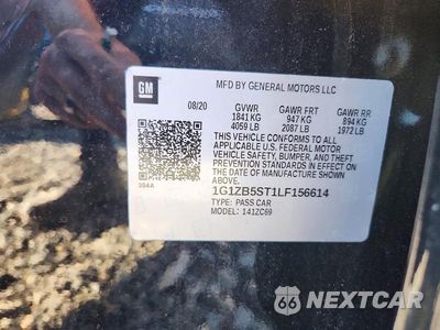 Zdjęcie 12 z 12 samochodu: 2020 CHEVROLET MALIBU LS VIN:1G1ZB5ST1LF156614 - miniatura