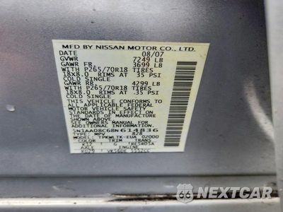 Zdjęcie 13 z 13 samochodu: 2008 NISSAN ARMADA SE VIN:5N1AA08C68N614836 - miniatura