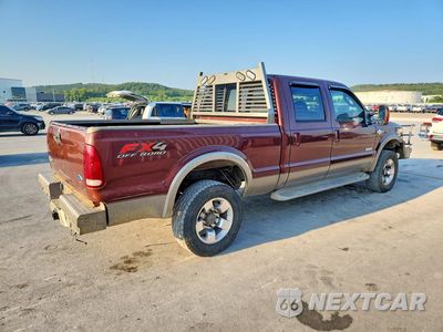 Trzecie zdjęcie samochodu z tyłu: 2005 FORD F250 SUPER DUTY VIN:1FTSW21P75EB80439 - miniatura
