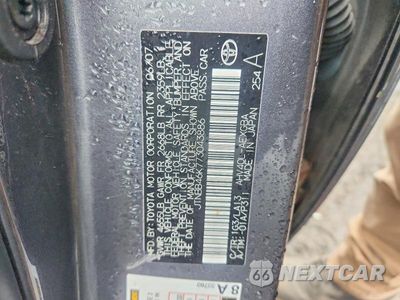 Zdjęcie 12 z 12 samochodu: 2007 TOYOTA CAMRY HYBRID VIN:JTNBB46K773043886 - miniatura