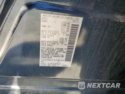 Zdjęcie 13 z 13 samochodu: 2015 NISSAN PATHFINDER S VIN:5N1AR2MMXFC668247 - miniatura