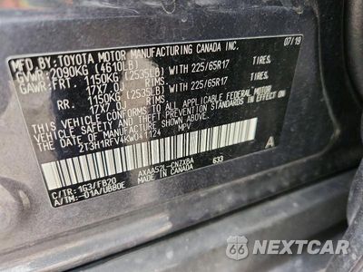 Zdjęcie 13 z 13 samochodu: 2019 TOYOTA RAV4 LE VIN:2T3H1RFV4KW041124 - miniatura