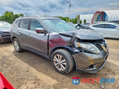 Czwarte zdjęcie samochodu z boku: 2016 NISSAN ROGUE SV VIN:5N1AT2MV5GC812802 - miniatura