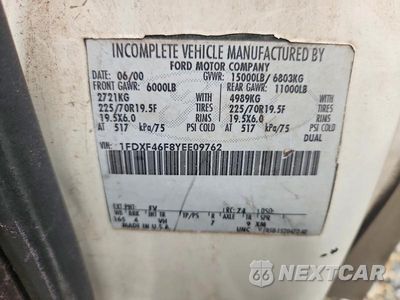 Zdjęcie 12 z 12 samochodu: 2000 FORD F450 SUPER DUTY DUMP FLATBED VIN:1FDXF46F8YEE09762 - miniatura