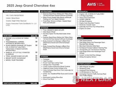 Zdjęcie 13 z 14 samochodu: 2025 JEEP GRAND CHEROKEE 4XE VIN:1C4RJYB63S8700281 - miniatura