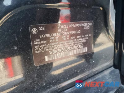 Zdjęcie 12 z 12 samochodu: 2013 BMW 328 XI SULEV VIN:WBA3B5G58DNS05352 - miniatura