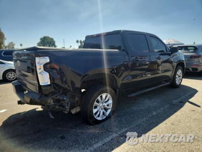 Trzecie zdjęcie samochodu z tyłu: 2021 CHEVROLET SILVERADO C1500 CUSTOM VIN:3GCPWBEK6MG292290 - miniatura