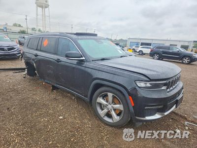 Czwarte zdjęcie samochodu z boku: 2021 JEEP GRAND CHEROKEE L LIMITED VIN:1C4RJKBG2M8205479 - miniatura