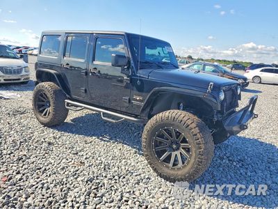 Czwarte zdjęcie samochodu z boku: 2016 JEEP WRANGLER UNLIMITED SAHARA VIN:1C4BJWEGXGL130018 - miniatura