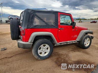 Trzecie zdjęcie samochodu z tyłu: 2011 JEEP WRANGLER SPORT VIN:1J4AA2D19BL510147 - miniatura