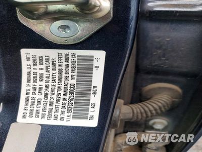 Zdjęcie 12 z 12 samochodu: 2020 HONDA CIVIC LX VIN:19XFC2F62LE000330 - miniatura