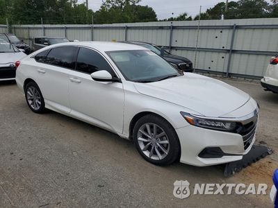 Czwarte zdjęcie samochodu z boku: 2021 HONDA ACCORD LX VIN:1HGCV1F15MA015244 - miniatura