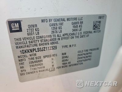 Zdjęcie 14 z 14 samochodu: 2018 GMC ACADIA DENALI VIN:1GKKNPLS0JZ112329 - miniatura