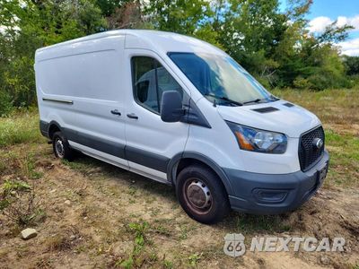 Czwarte zdjęcie samochodu z boku: 2022 FORD TRANSIT 250 DELIVERY VAN VIN:1FTBR1C85NKA39653 - miniatura