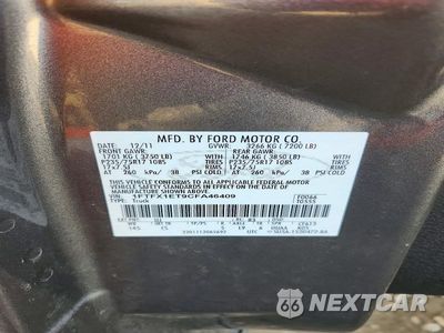 Zdjęcie 12 z 12 samochodu: 2012 FORD F150 SUPER CAB VIN:1FTFX1ET9CFA46409 - miniatura