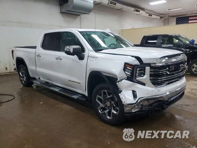 Czwarte zdjęcie samochodu z boku: 2024 GMC SIERRA K1500 SLT VIN:3GTUUDE85RG163943 - miniatura