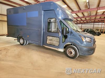Czwarte zdjęcie samochodu z boku: 2021 FORD TRANSIT DELIVERY TRUCK VIN:1FDDF6P87MKA69417 - miniatura